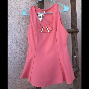Andrea Missy Top w/necklace - Size L - NWT